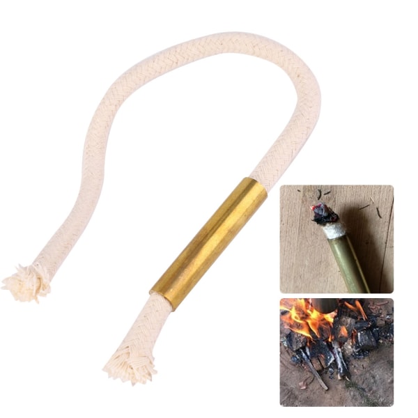 Outdoor Survival Fire Starter Bomullsrep Original Making Fire Tool För Camping Fotvandring