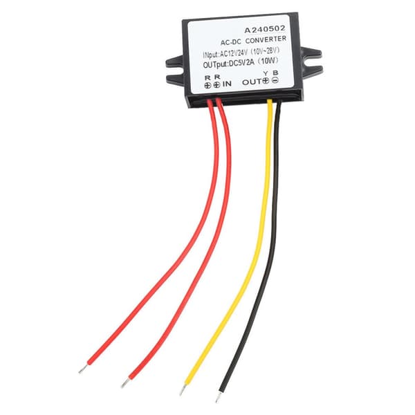 AC/DC-strømforsyningsmodul - Konverter AC 12V/24V til DC 5V