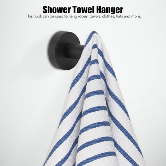 Vacuum Suction Cup Hooks, 4-pack 304 Stainless Steel Reusable Rotating Towel Hooks, 5 kg Load Capacity, Kitchen/Bathroom.