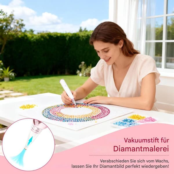 Automatic Diamond Painting Pen, with Accessories, 400mAh Battery, DIY Craft Tool