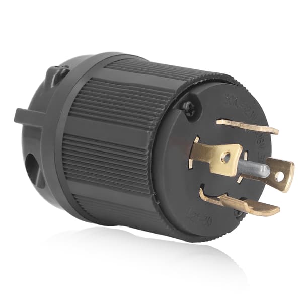 Locking Plug US Standard 5-Hole Adapter NEMA L21-30 30A 120 208V for Appliances