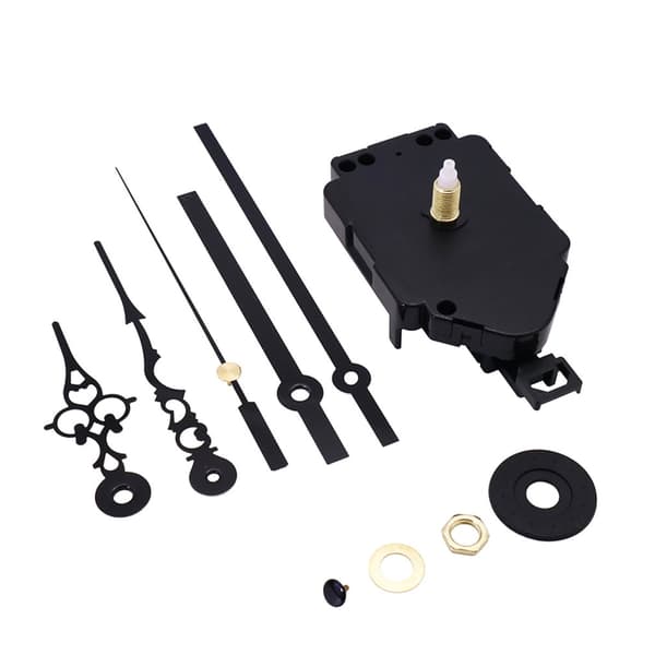Quartz Clock Movement DIY Kit, Long Shaft Replacement, Repair Parts Including Hands
