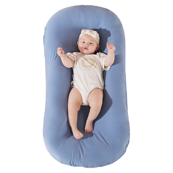 Nyfödd baby säng andningsbar baby lounger anti skrämmande baby nest bärbar bekväm spädbarn liggunderlag