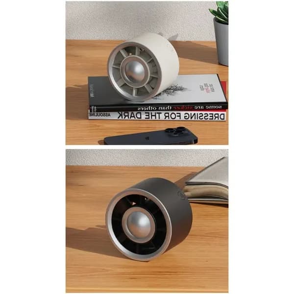 3-hastighets roterande bilfläkt - LED-omgivningsbelysning - doftspridare - USB