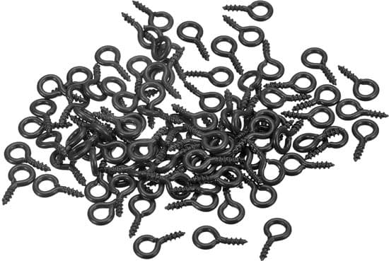 200 Mini Screws, Eyelets and Hooks - Self-Tapping Screws for Jewelry and Hobbies