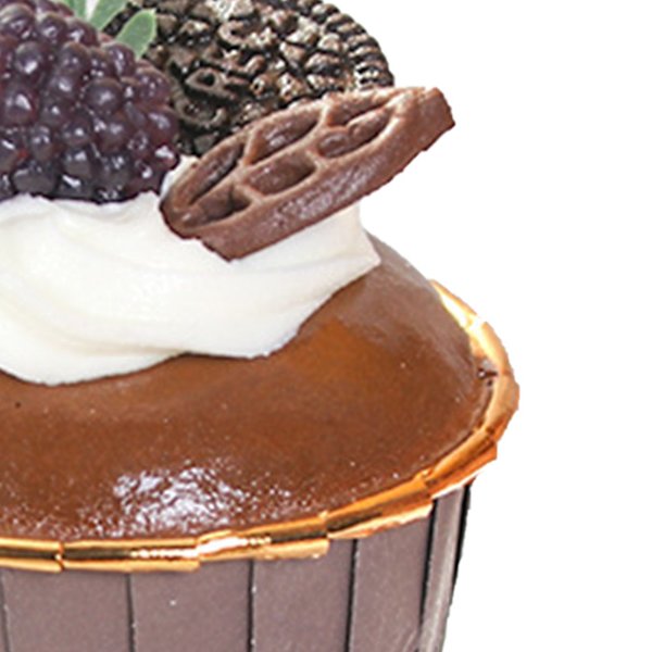 Teko-cupcake-rekvisiitta Kaunis Hedelmä Koristeellinen PU-malli Tekohedelmä Cupcake-näyttö Ravintolalle Leipomo Cranberry-tyyppi