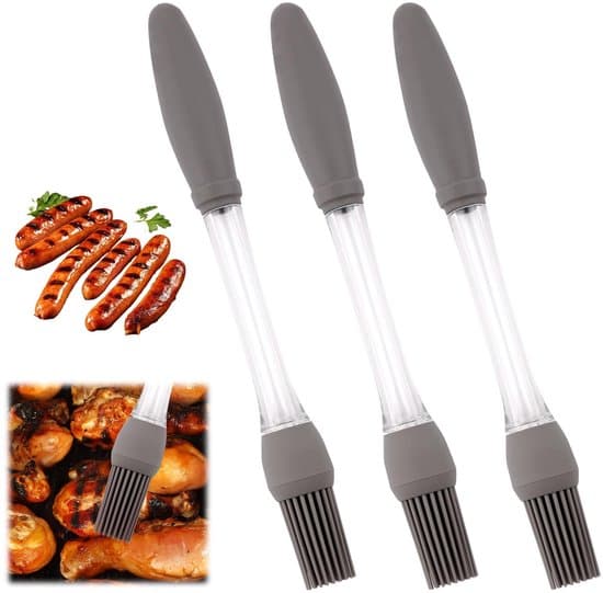 BOXOB 3-piece Silicone Basting Brushes - Heat Resistant for Grilling and Baking