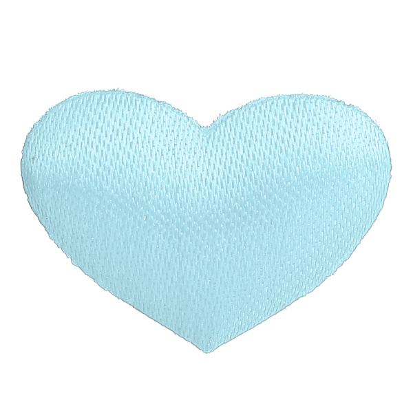 500 stk Hjerteformet Dekorasjonssvamppose Bryllup Jubileum Valentinsdag Festtilbehør (2,1 cm Lyseblå 500 stk Pose)