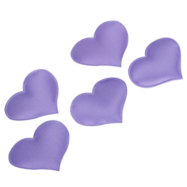 DIY Håndlagde Hjerteformede Bryllups Valentinsdekorasjon Jubileumsfestartikler (3,2 cm Lilla 500 stk Pose)