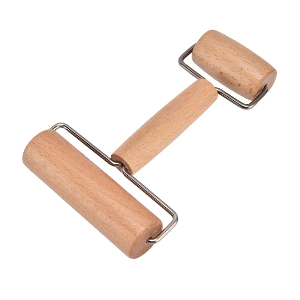 Dough Roller with Covering Technology, External Polishing, Comfortable Grip, Wood Material, Pizza Roller