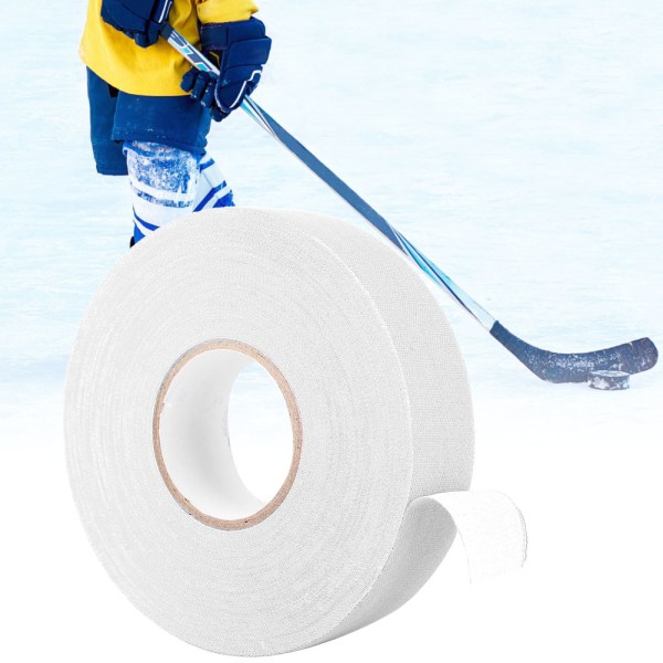 Slitstark hockey skyddstejp Sport Säkerhet Badmintonstång Rod Pads Hockey Stick Tejp Vit