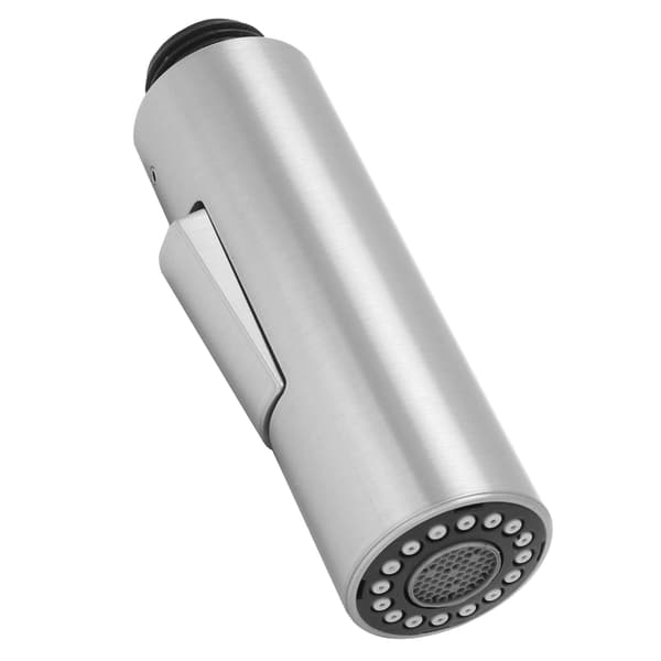 G1/2 Kitchen Faucet Pull-Out Spray Shower Head Replacement Plastic Nickel Brushed Faucet Accessory