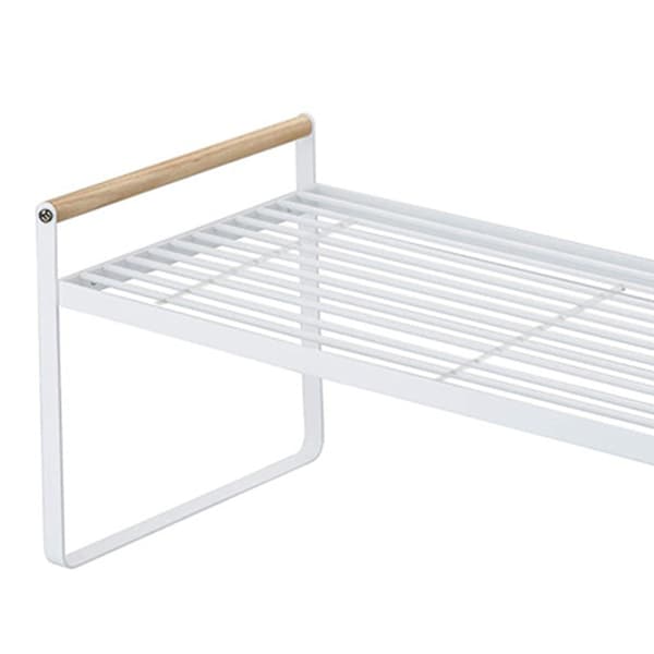 White Kitchen Countertop Organizer Shelf 3-Tier Storage Rack for Spice Jar Bowl Multifunctional Easy Assembly