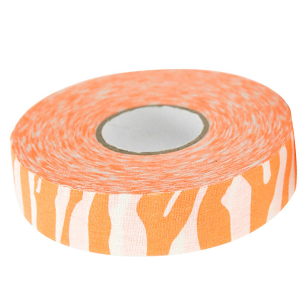 2,5 cm x 25 m Hockey-suojateippi Urheilu Badminton-mailapehmusteet Hockeymailan teipit Oranssit Zebrat