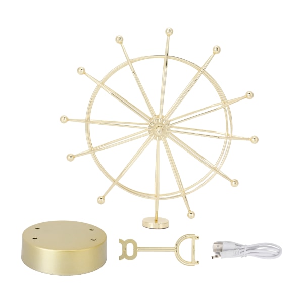 Ferris Wheel Ornaments Innovative Gold Perpetual Motion Model Magnetic Desktop Art Craft