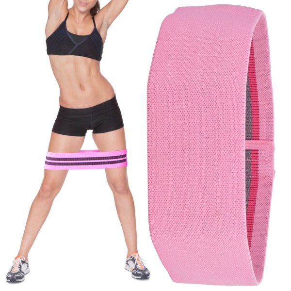 Fitness Resistance Bands Hip Squat Exercise Loop Workout Gym utrustning för män kvinnor