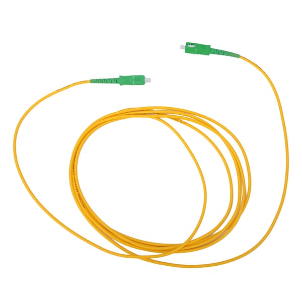 2 pcs Fiber Optic Patch Cable Single Mode & Single Core SC/APC SC/APC SM-G652D OS2 3 meters