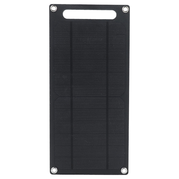 NP-MB06 6W 5V Bärbar Monokristallin Silikon Solpanel Mobiltelefonladdare (Svart)