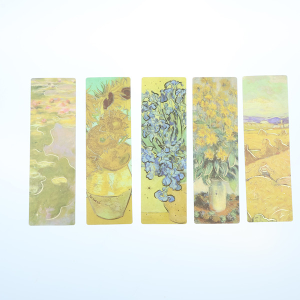 10 stk Magnetiske Bogmærker, Sidemagnetiske Markører med Magnet, Van Gogh Kunstmaleri Bogmærker til Studerende Lærere Skole Hjem Kontor Forbrugsvarer