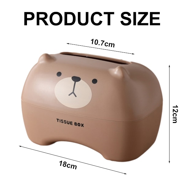 Ansiktspapperslåda, våtservettlåda, rektangulär näsduksdispenser, papperslåda, tecknad pappersbehållare, hemmakontor, bilpappersöverdrag, hotell