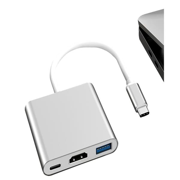 Macbook USB-C-adapter - HDMI og USB 3.0 4K
