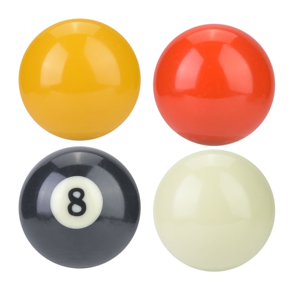 16 ST Hållbar Harts Röd Gul Brittisk Standard Billiard Ball Pool Balls Set Tillbehör