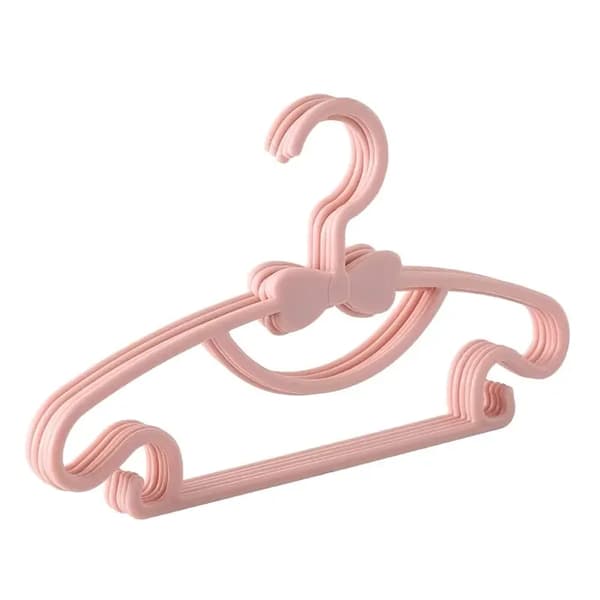 Barnhängare, 50-pack - Rosa - Halkfria skåror - Stapelbara