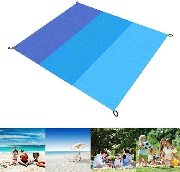 200 x 140 cm Waterproof Beach Mat, Sandproof, Picnic and Camping Blanket, Beach Mat