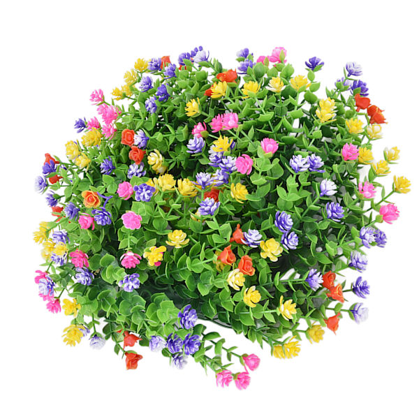 Blomsterkrans Vår Brudslöja Konstgjord Rund Blomsterkrans för Vardagsrumsvägg Entrédörr Spis Sovrum Fest