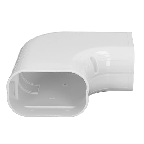 Flat Elbow Line Set Cover 433 130 Series Decorative PVC Pipe Cover Air Conditioner Pipe Accessories
