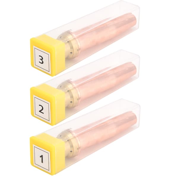 3 Pcs Propane Cutting Tip Isobaric Gas Torch Nozzle for Flame Cutting Machine 0.9mm 1.2mm 1.5mm