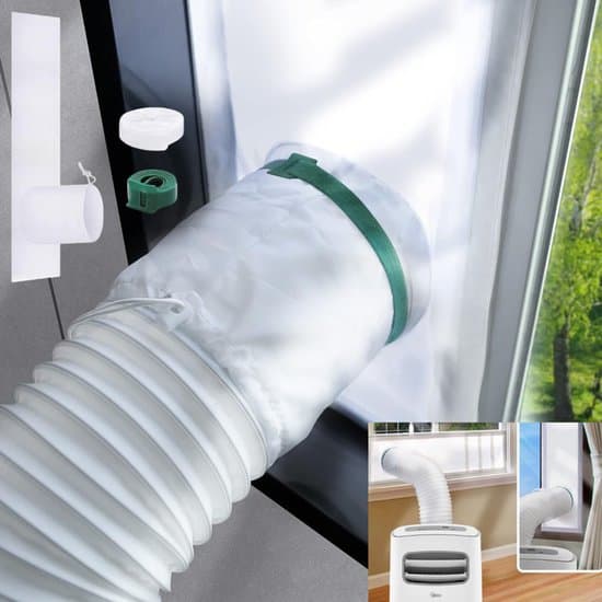 AC Window Seal Kit, 160x25cm, Suitable for Horizontal/Vertical Sliding Windows, Portable AC/Dryer