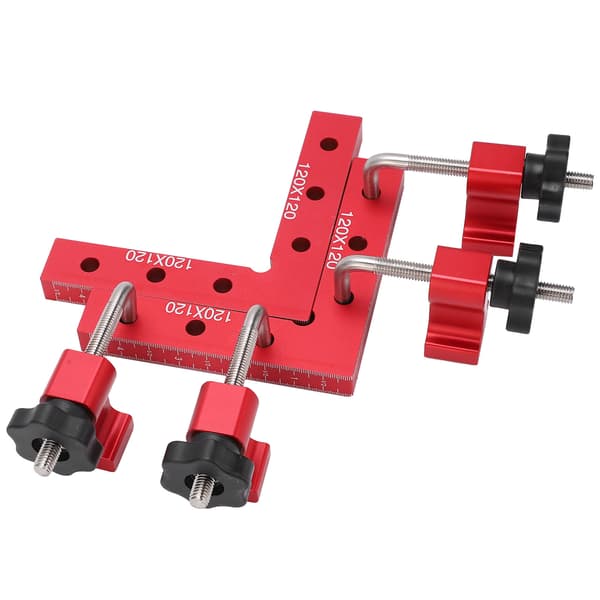 Carpenter Clamping Tool Right Angle Clamp 90° Positioning Panel Woodworking Corner Ruler Fixture