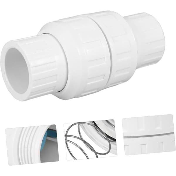 PVC-backventil för VVS 32 mm Tillbehör för att förhindra återflöde från rörskarvar