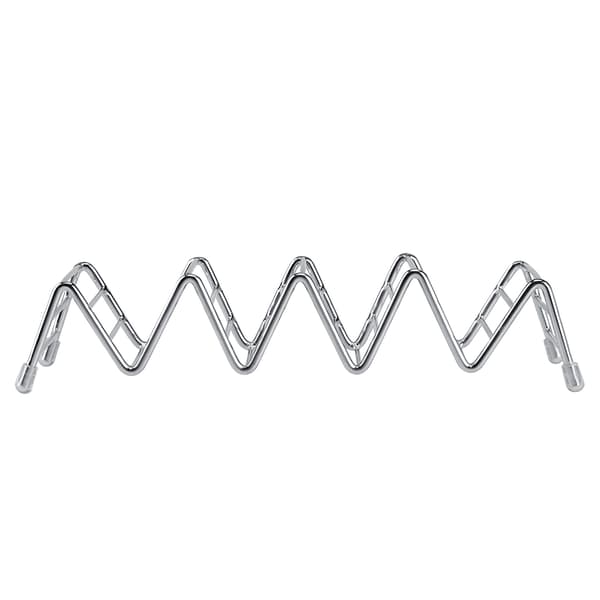 Wavy Stainless Steel Taco Holder, Display Stand, Shell Rack, 4-5 Compartments
