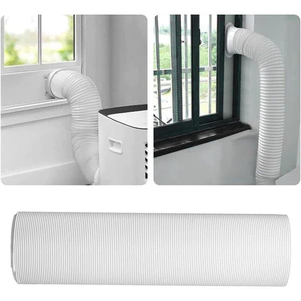 Avgasslang för portabel luftkonditionering – Polypropen Ø15cm – Längd 2m – Enkel installation – Hållbar och flexibel