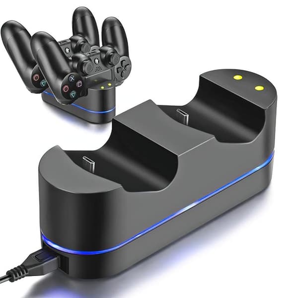 Ladestasjon for Playstation-kontroller - Lader kompatibel med PS4