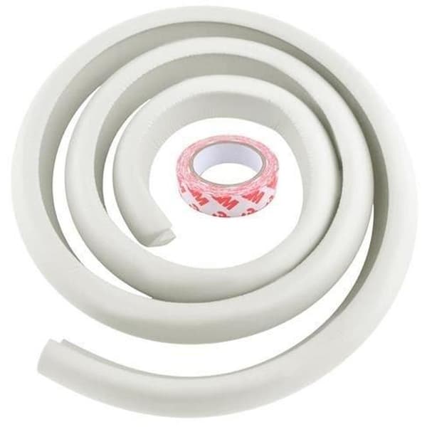 4m Corner Protector / Edge Protector for Tables - Edge Protection - Cuttable - 2-Pack (White) 1-Pack (Vit)