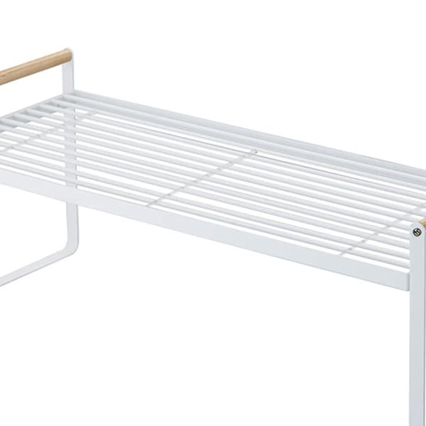 White Kitchen Countertop Organizer Shelf 3-Tier Storage Rack for Spice Jar Bowl Multifunctional Easy Assembly