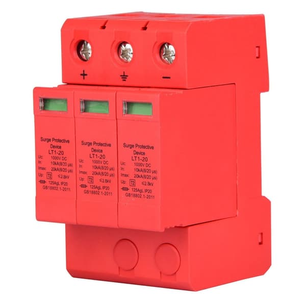 3P 3.0KV DC Surge Protector - Lightning Arrester (3P20KA)
