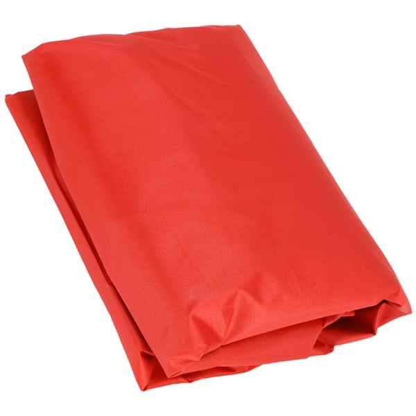 Neliömäinen Uima-allaspeite Lasten Hiekka-altaan Vedenpitävä Peite Puutarhaan Pihalle Punainen 200 x 200 x 20cm