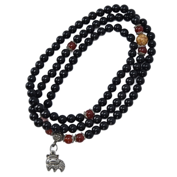 Beaded Bracelets Good Luck Natural Obsidian Bracelets for Women Men Health Wealth Money Feng Shui Jewelry