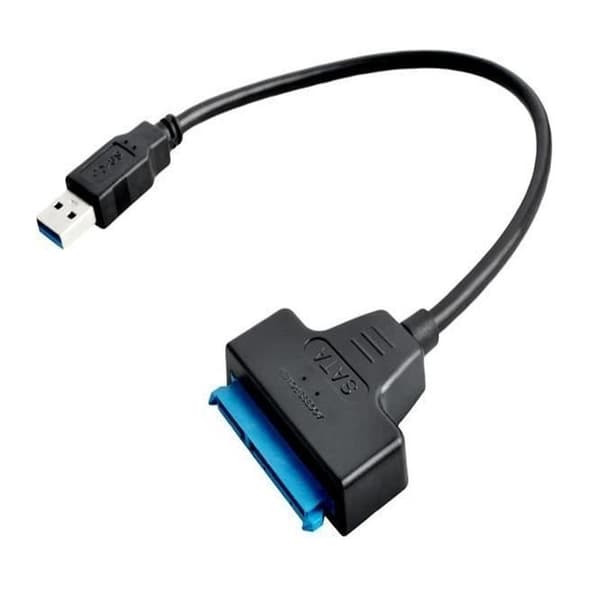 USB 3.0 til SATA 3-adapter - Passer til HDD / SSD - Harddisk
