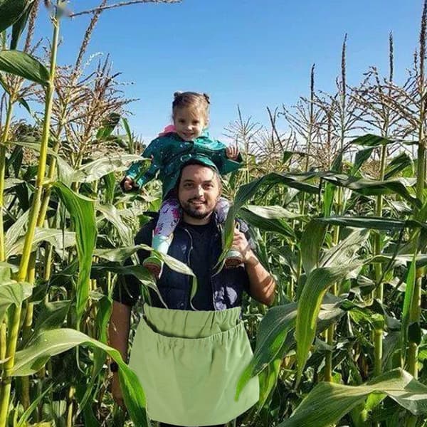 Berry Picking Bag Versatile Durable Nylon Fruit Picking and Storage Bag with Buckle