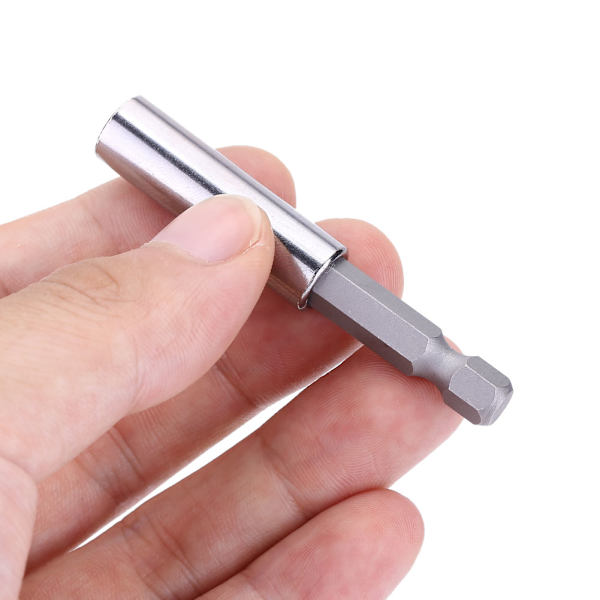 10 kpl 60 mm magneettisia pikavapautus 1/4\" kuusiokolovarsia ruuvimeisseliporanteräpidikkeitä