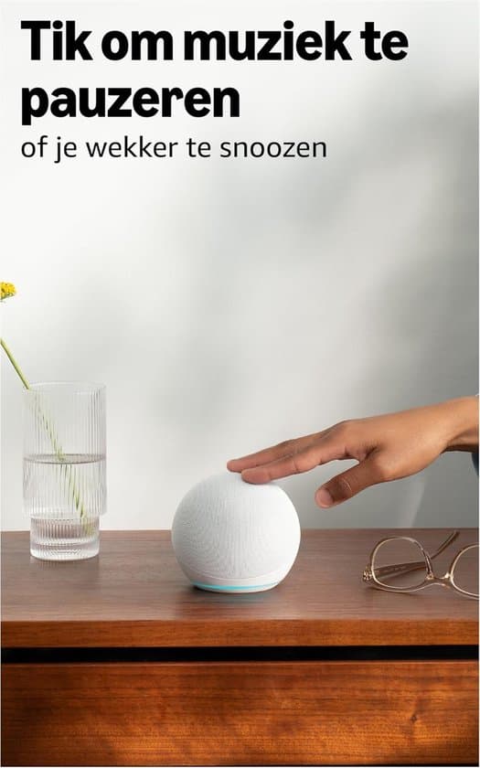 Trådløs Bluetooth-højttaler — Kraftfuld lyd — Smart højttaler med Wi-Fi og Bluetooth-understøttelse — Koksgrå