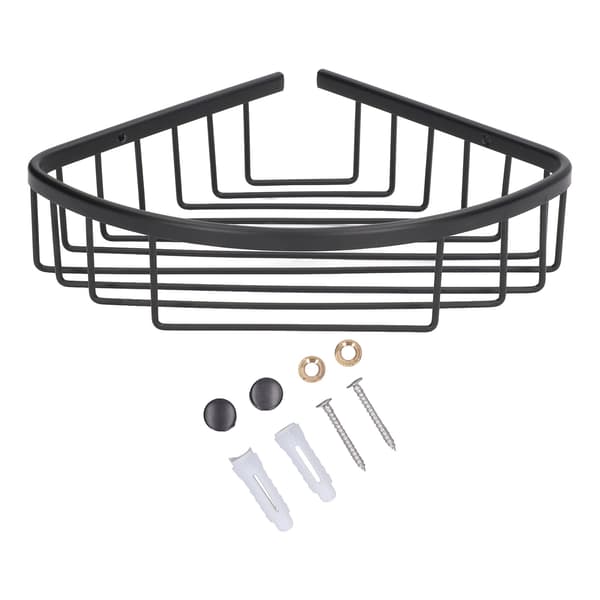 Triangular Bathroom Shelf in Stainless Steel, Kitchen and Bathroom Corner Shelf, Home Bathroom Shower Holder