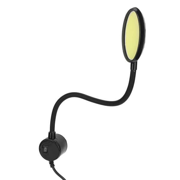 COB 8W Sewing Machine Light 48LED Gooseneck Lamp with Magnetic Base EU Plug AC/DC85‑265V