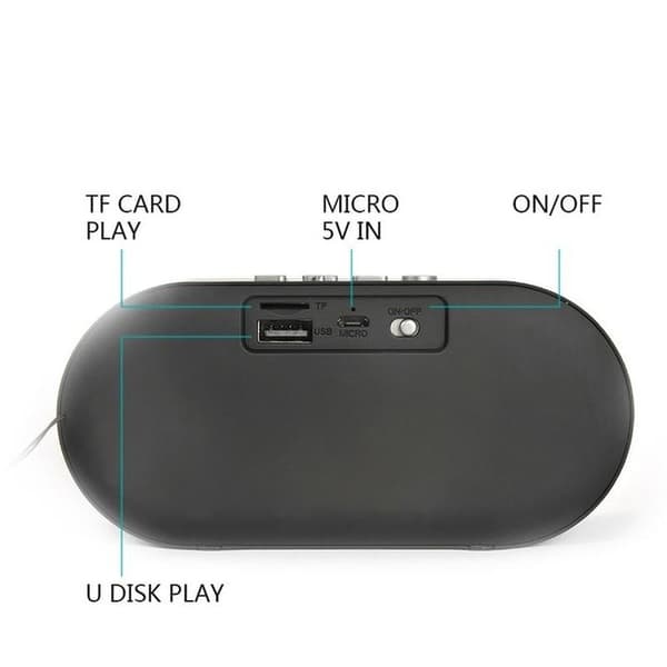 Bluetooth 5.0 Højttaler - Mini Trådløs
