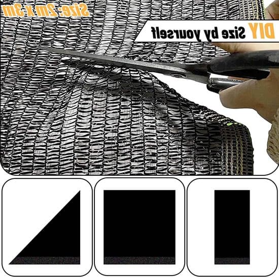 Shade Cloth 55% - UV Resistant - 2m x 3m - HDPE Material